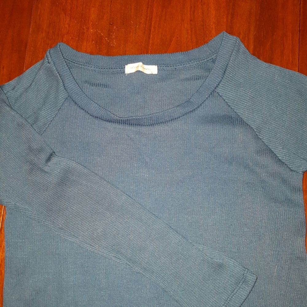 Saturday/Sunday by Anthropologie teal top